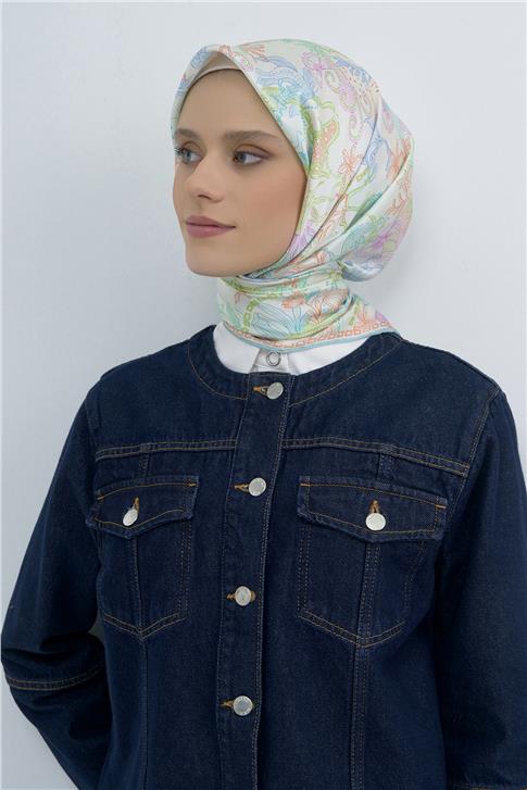 Armine  Saf İpek Twill Eşarp 9545D 84
