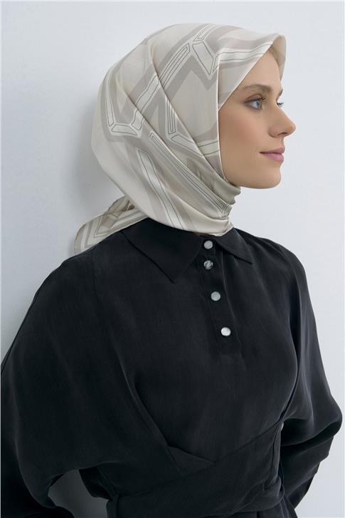 Armine  Saf İpek Twill Eşarp 9547D 01
