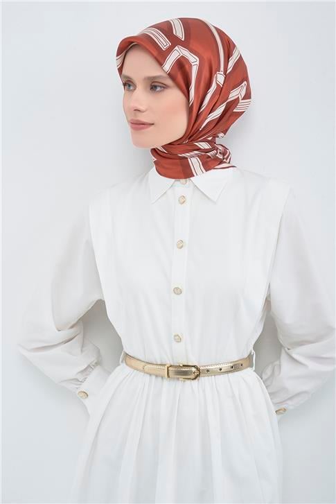 Armine  Saf İpek Twill Eşarp 9547D 04