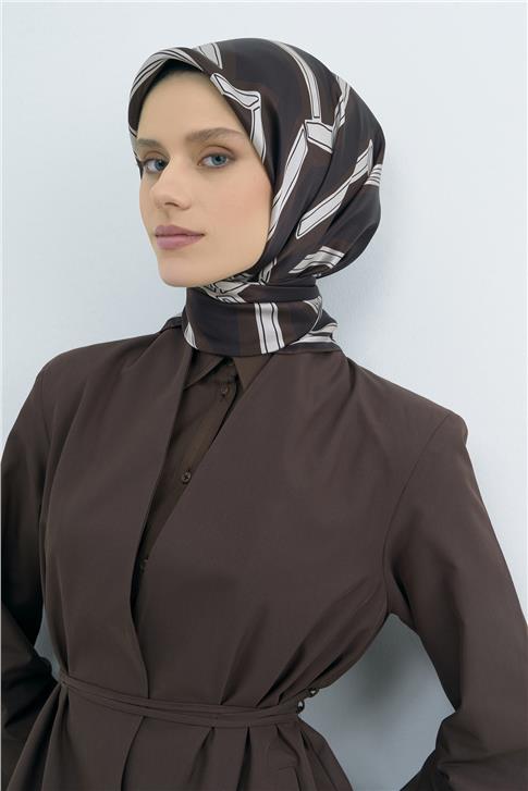 Armine  Saf İpek Twill Eşarp 9547D 81