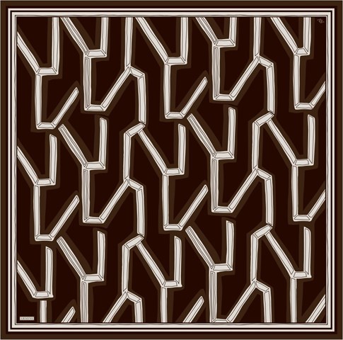 Armine  Saf İpek Twill Eşarp 9547D 81