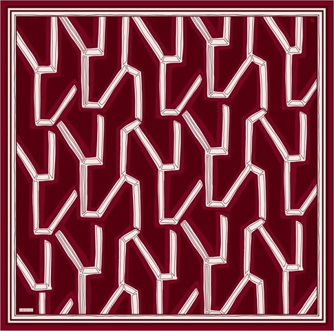 Armine  Saf İpek Twill Eşarp 9547D 83