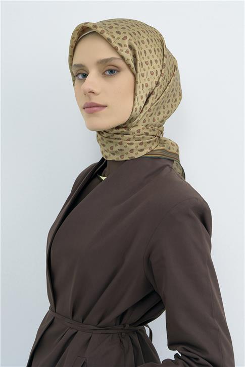 Armine  Saf İpek Twill Eşarp 9548D 81