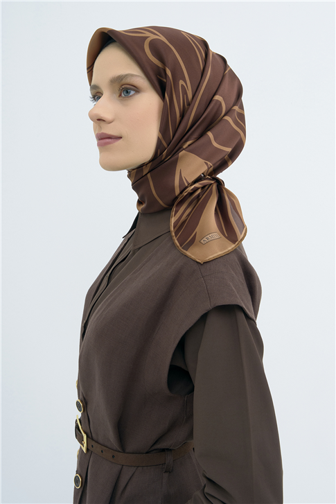Armine  Saf İpek Twill Eşarp 9553D 03