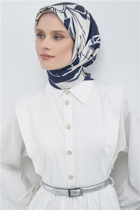 Armine  Saf İpek Twill Eşarp 9553D 06