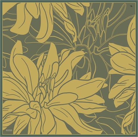 Armine  Saf İpek Twill Eşarp 9553D 84