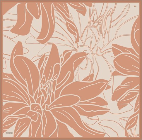 Armine  Saf İpek Twill Eşarp 9553D 85