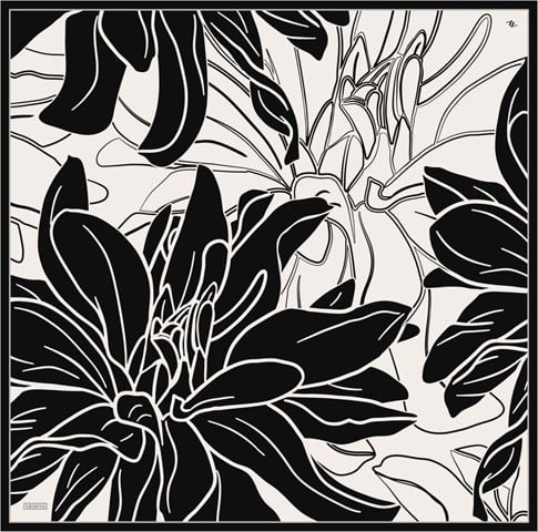 Armine  Saf İpek Twill Eşarp 9553D 86