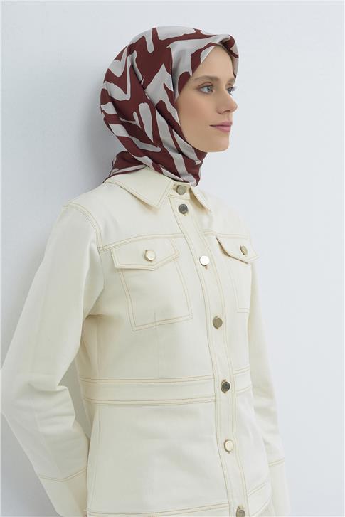 Armine  Saf İpek Twill Eşarp 9554D 51