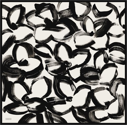 Armine  Saf İpek Twill Eşarp 9555D 01