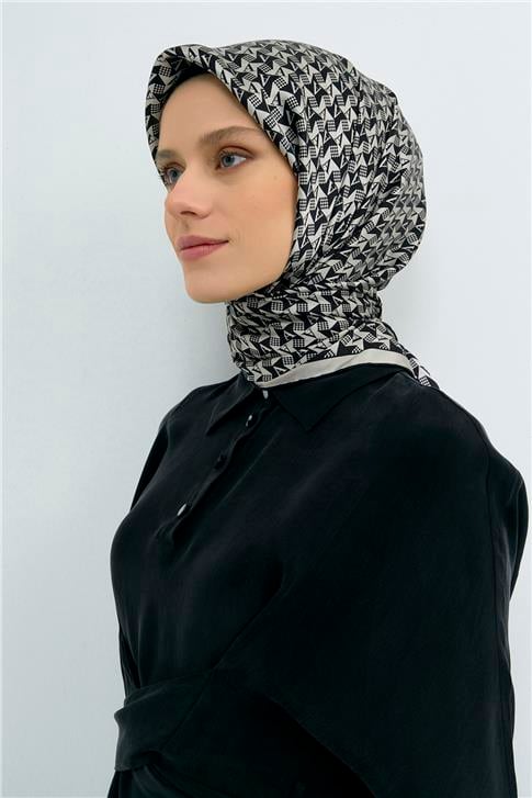 Armine  Saf İpek Twill Eşarp 9556D 01