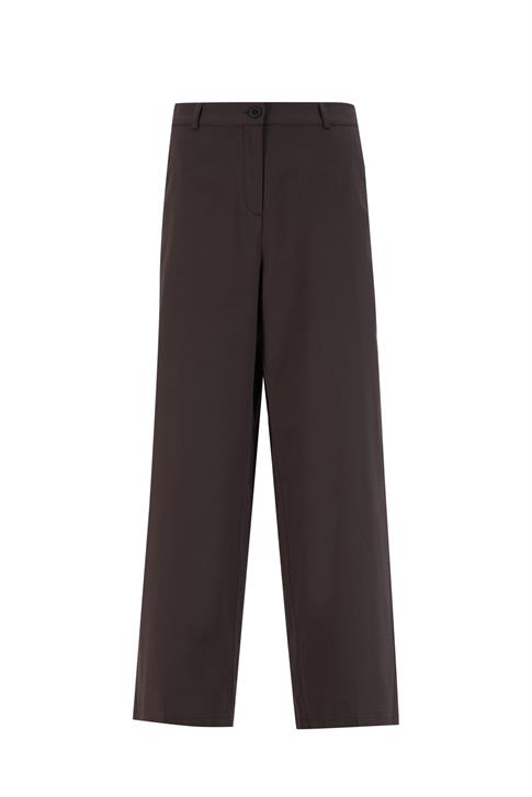 Armine Yüksek Bel Palazzo Pantolon 25Y2812 Acı Kahve