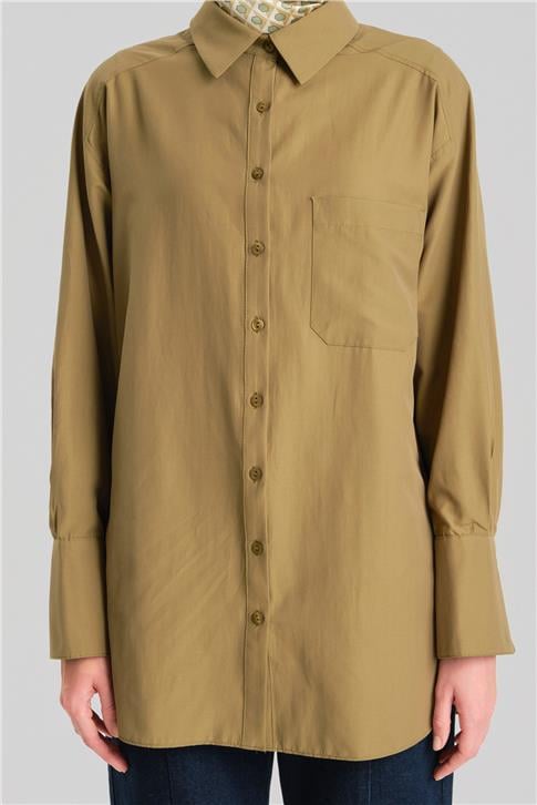 Armine Gömlek Ort3444 Haki