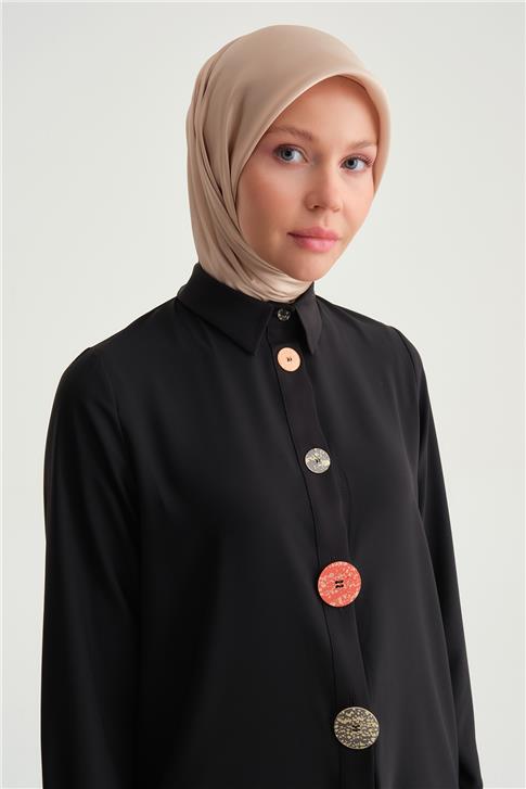 Armine Tunik Ort4208 Siyah