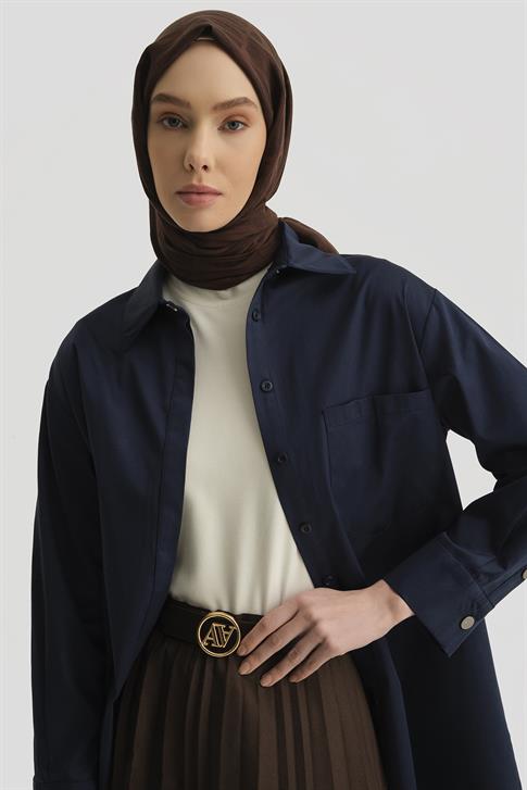 Armine Varak Baskılı Tunik 25Y4601 LACİVERT