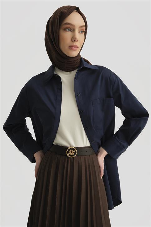 Armine Varak Baskılı Tunik 25Y4601 LACİVERT