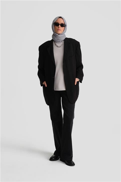 Armine Tişört Ortd9033 Gri