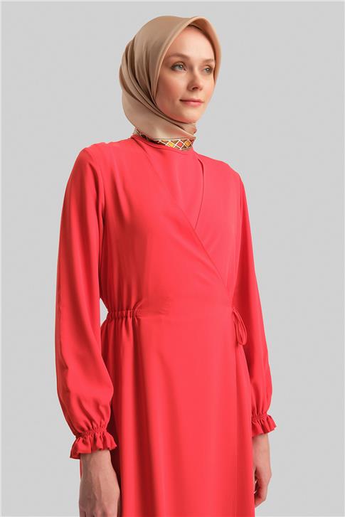 Armine Anvelop Elbise Ort9230 Kırmızı