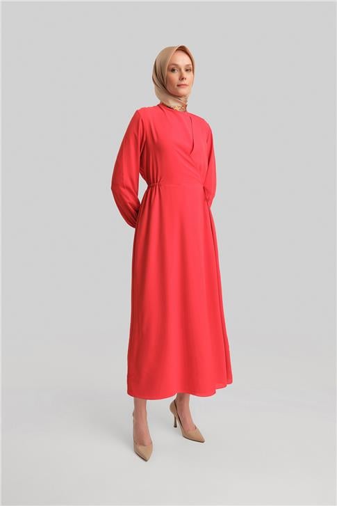 Armine Anvelop Elbise Ort9230 Kırmızı
