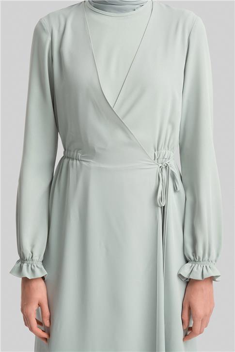 Armine Anvelop Elbise Ort9230 Buz Mavi