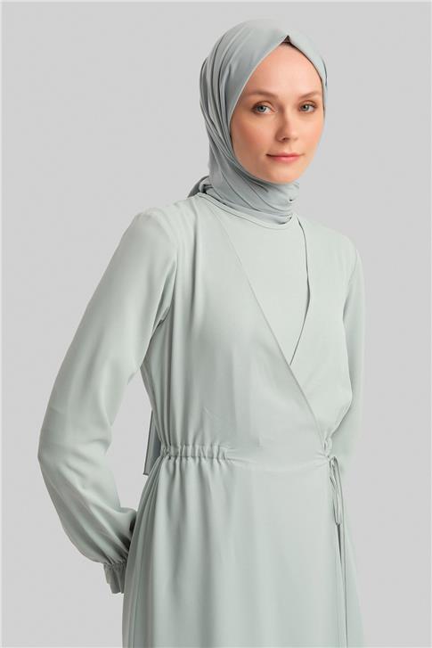 Armine Anvelop Elbise Ort9230 Buz Mavi