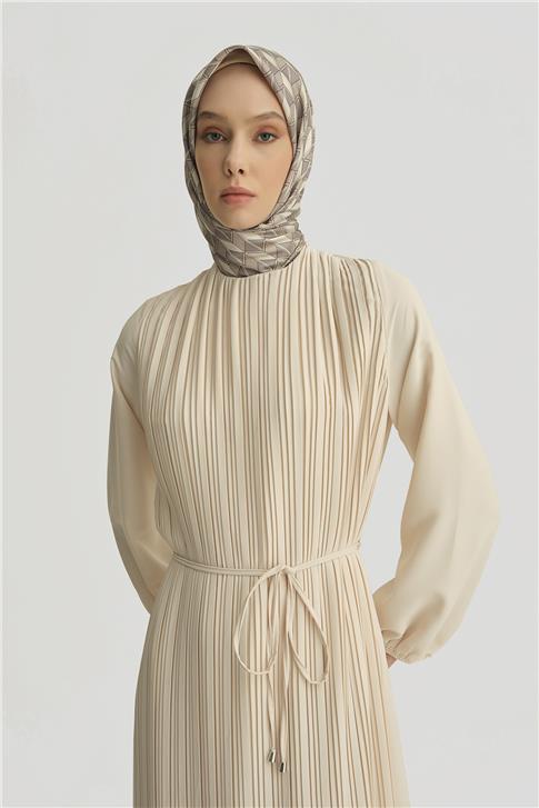 Armine Elbise ORTD9435-1 Bej