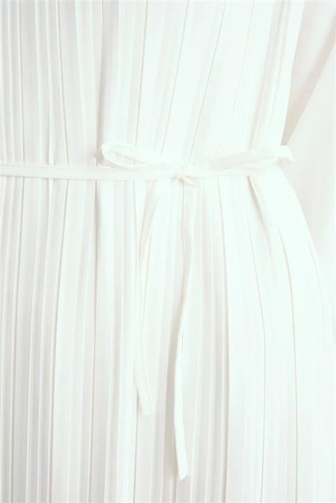 Armine Elbise ORTD9435-1 Ekru