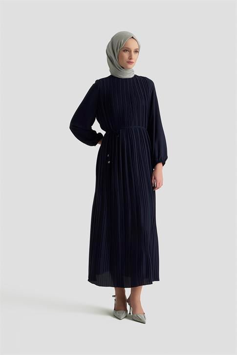 Armine Elbise ORTD9435-1 Lacivert