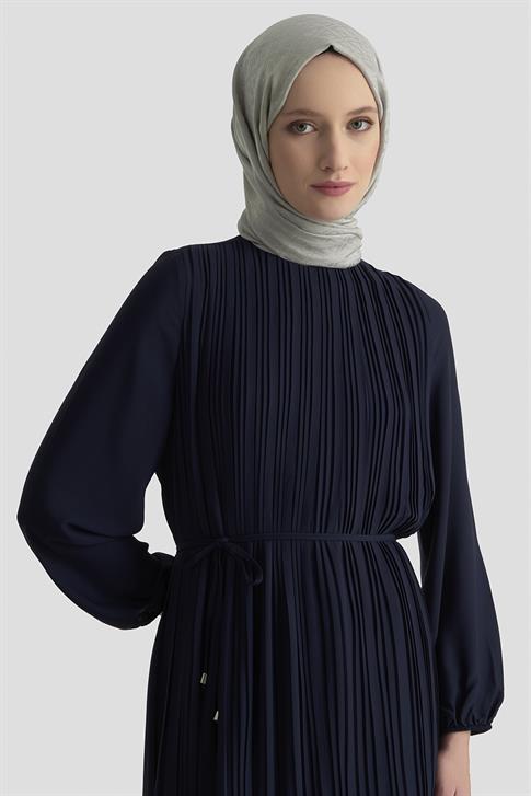 Armine Elbise ORTD9435-1 Lacivert