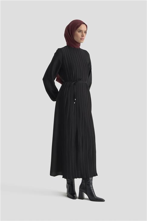 Armine Elbise ORTD9435-1 Siyah