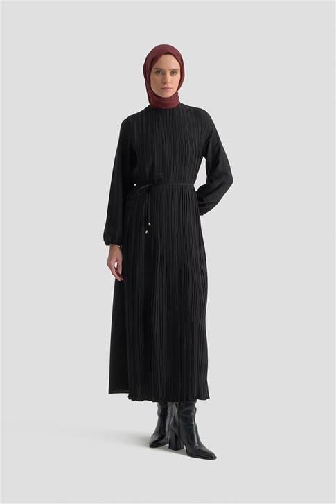 Armine Elbise ORTD9435-1 Siyah