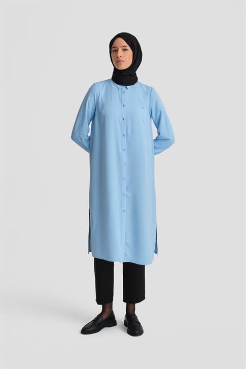 26Y411 Armine Tunik Bebe Mavi
