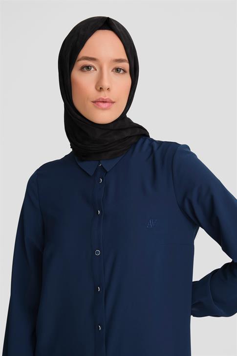 26Y411 Armine Tunik Lacivert 