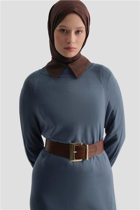 Armine Elbise 23Kd4250 İndigo