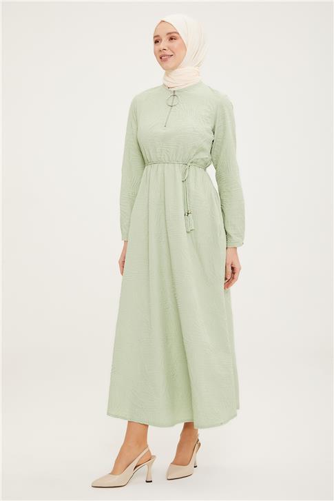Armine Trend Elbise 22YT920 Su Yeşil