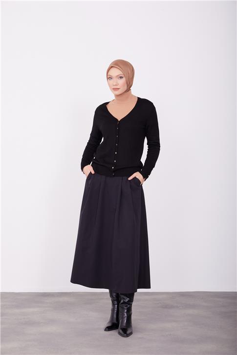 Armine Hırka 23Kd2802 Siyah