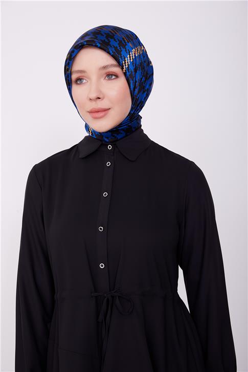 Armine Beli Tünelli Asimetrik Tunik 23K4707 Siyah