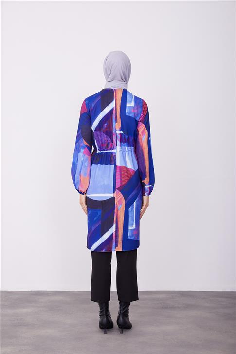 Armine Beli Tünelli Ayarlanabilen Tunik 23K4723 Morcivert