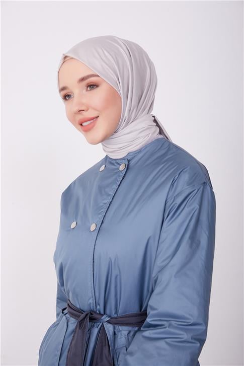 Armine Çift Tarflı Giyilebilen 2 Renkli Kap 23K7207 Lacivert