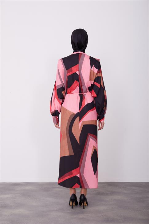 Armine Elbise 23K9673 Kiraz