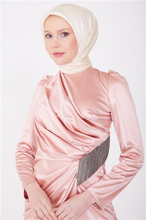 Armine Abiye Elbise 23Yd1921 Somon