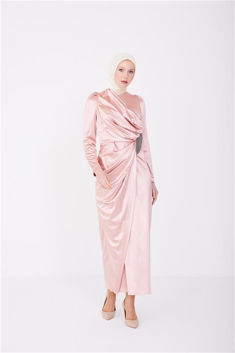 Armine Abiye Elbise 23Yd1921 Somon