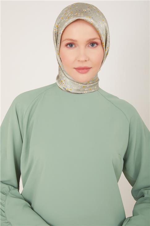 Armine Kolu Büzgü Detaylı Bluz 23Y3230 Yeşim