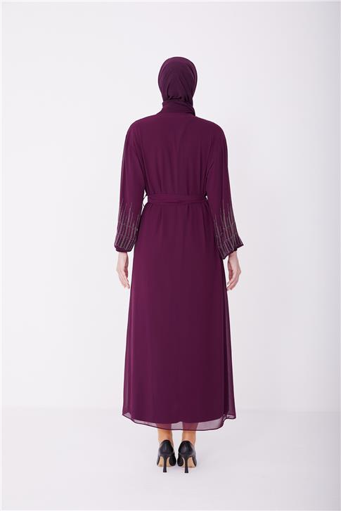 Armine Abiye Elbise 23Yd3348 Mor