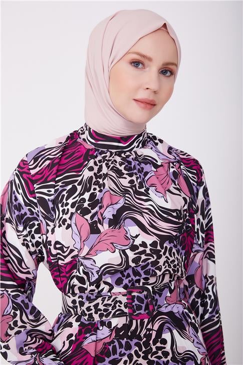 Armine Elbise 23Yd4355 Orkide