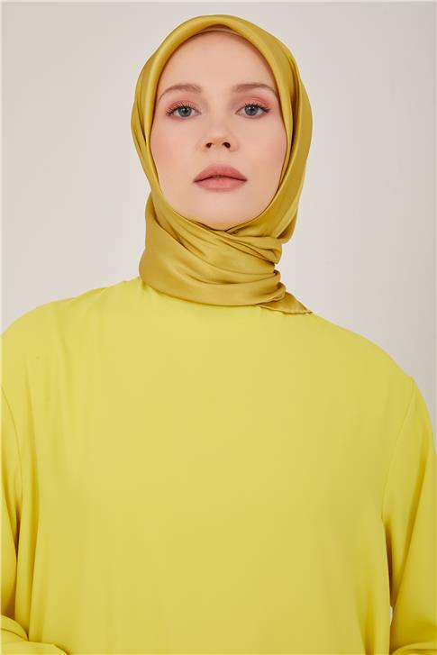 Armine Nervürlü Tunik 23Y4404 Limon Yeşili