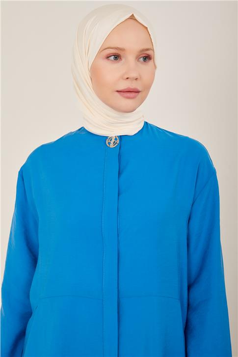 Armine Önü Arma Detaylı Giy Çık 23Y5118 Kobalt