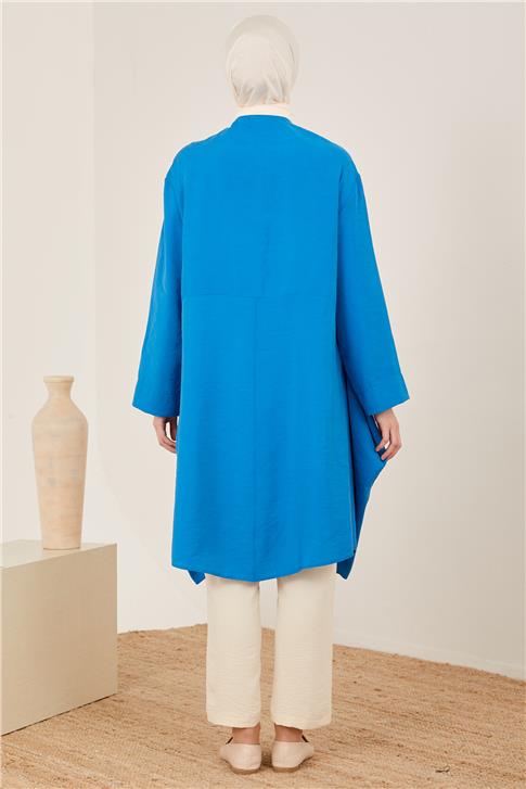 Armine Önü Arma Detaylı Giy Çık 23Y5118 Kobalt