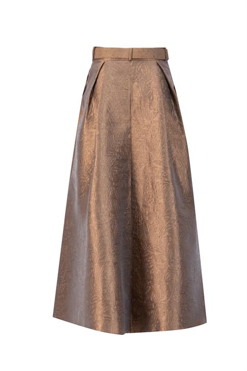 Armine Jakarlı Kabarık Etek 24K1700 Bronz