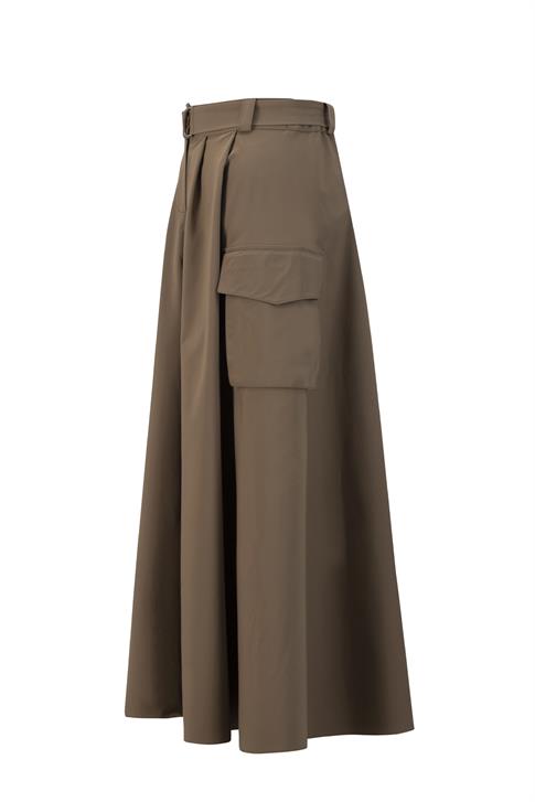 Armine Kargo Cepli Tencel Etek 24Y1701 Haki